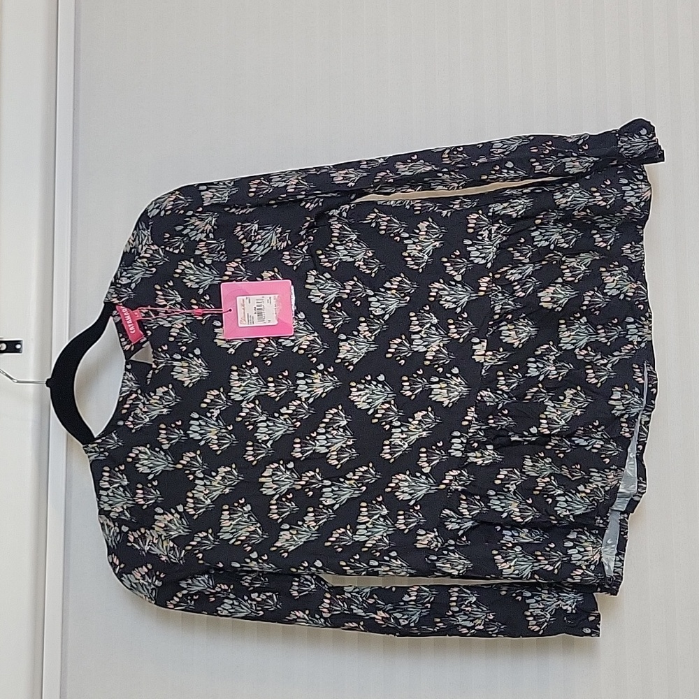 NWT Catamaran sz 12 floral blouse (Girls)